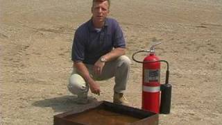 CO2  How to use a fire extinguisher training [upl. by Nnaillek987]