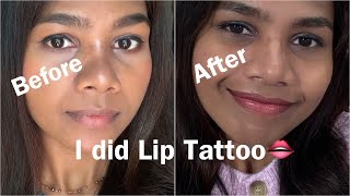 I did LIP TATTOO in South Korea 🇰🇷Malayalam [upl. by Nerahs]