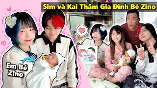 Mèo Simmy Và Kairon Lần Đầu Bế Em Bé Zino Thăm Gia Đình Chị Vê Vê Và Anh Thạc Đức [upl. by Hepsibah109]