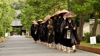 Japanese Zen Monastery Documentary 1 Zen Buddhism Japanese Temple 寺 SogenJi 曹源寺 [upl. by Aicirtal]