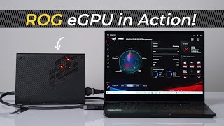 ROG XG Mobile eGPU in Action [upl. by Perrine]