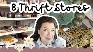 Thrift With Me  8 THRIFT STORES IN OMAHA  Thrifting VLOG [upl. by Ayotac]