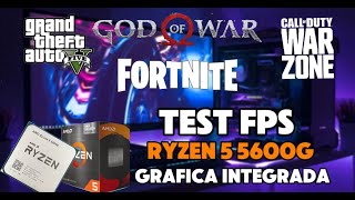 Ryzen 5 5600G Test FPS Grafica integrada 🎮🖱️⌨️🖥️ [upl. by Biebel]