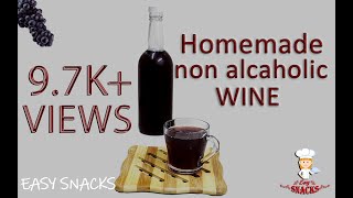 HOMEMADE NON ALCAHOLIC WINE  WINE RECIPE IN MALAYALAM  NON ALCAHOILC WINE MAKING  EPS  35 [upl. by Nabe194]