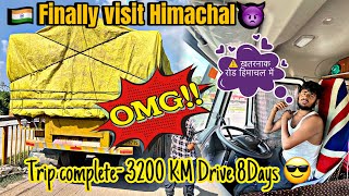 Finally Visit Himachal 👿  Most Dangerous ⚠️ Road  3200 KM Drive8😎Days  Robin Tralla vlogs [upl. by Natsud167]