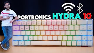 60 Mechanical Wireless Gaming Keyboard  Portronics Hydra 10 [upl. by Annoek]