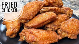 Fried Chicken Wings Recipe  Tasty Garlicky and Crispy Chinese Fried Chicken Recipe [upl. by Harli]