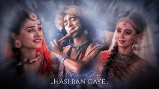 Hasi ban gaye ftRadha Rukmini and krishna❤️🥺 [upl. by Lux]