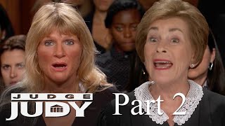 Judge Judy Kicks Woman Out of Court  Part 2 [upl. by Auqinat]