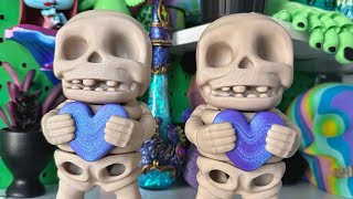 3D Printed Cute Love Skellyman [upl. by Euqinamod]