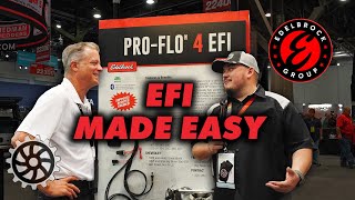 SEMA 2024  Edelbrock ProFlo 4 Makes EFI EASY [upl. by Randy429]