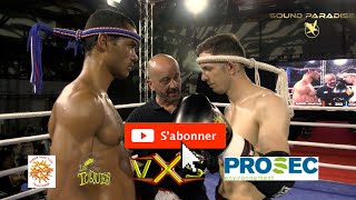 Samuel ANASTASE vs Steeve ARCHAMBAULT By vxs sound paradis Phénix muay thai [upl. by Aicile]