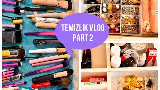 TEMIZLIK VLOG Yemek biwirdim cekmeceleri duzenledim Kistleri yudumtemizlikvlog düzenlievler [upl. by Ciaphus]