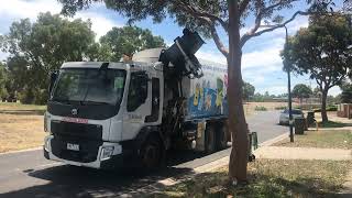 Hume Recycling with A Whittlesea Truck 1815 [upl. by Elleirb]