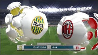 FC 24  Hellas Verona vs AC Milan  Leao  Mbappé  Haaland  Chukwueze  Serie A 20242025 [upl. by Garin]