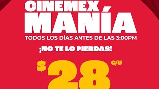 CINE A 28 CINEMEX Y CINÉPOLIS [upl. by Aliuqaj411]