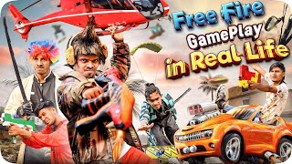 Free Fire Gameplay In Real Life  AMIT FF 20 [upl. by Inobe]