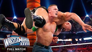 FULL MATCH  The Rock vs John Cena WrestleMania XXVIII [upl. by Lenox702]