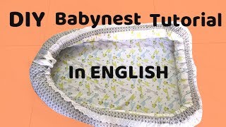 DIY  Babynest  Newborn Bed  Step by Step Tutorial  How to sew your own Affordable Dockatot [upl. by Elberfeld]