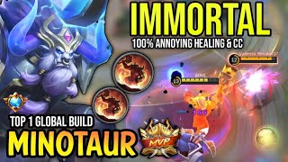 MINOTAUR BEST BUILD 2023  BUILD TOP 1 GLOBAL MINOTAUR GAMEPLAY  MOBILE LEGENDS✓ [upl. by Sadowski]