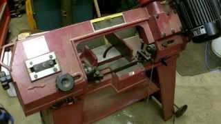 Harbor Freight 4X6 Bandsaw Modification Idea to Cut Larger Stock [upl. by Dudley921]