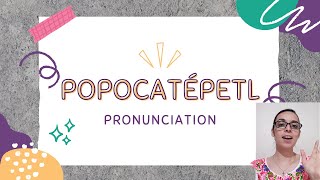 🌋 Popocatépetl pronunciation 🌋 [upl. by Inava]