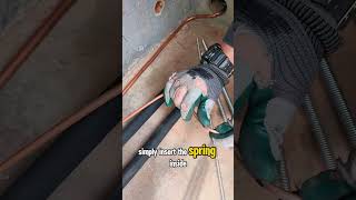 If you want to bend copper pipes effortlessly these springs are a mustknow tool [upl. by Hairaza718]