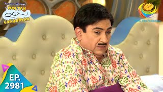 Taarak Mehta Ka Ooltah Chashmah  Episode 2981  Full Episode [upl. by Eilraep]