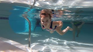 Swimming with Juliana at Jim Herrick Swim School [upl. by Tuinenga]