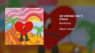 Bad Bunny  Me Fui De Vacaciones Clean Version [upl. by Peugia]