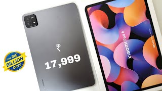 Xiaomi Pad 6 Unboxing at Rs 18000  Flipkart Sale Unit BBD Sale [upl. by Haletky683]