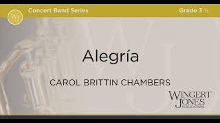 Alegria  Carol Brittin Chambers [upl. by Carnes]