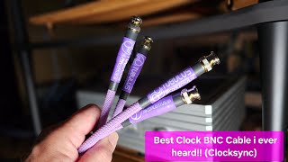 Tubulus Concentus Clock BNC Cable Denafrips Arce Clocksync with Terminator Plus OCXOs [upl. by Edee]