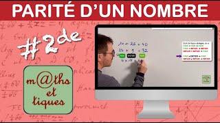 Déterminer la parité dun nombre 2  Seconde [upl. by Nerrol]