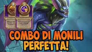 STATS INFINITE CON IL PIPISTRELLO  COMBO PERFETTA DI MONILI  Hearthstone Battlegrounds ITA [upl. by Josiah]