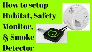 How to setup Hubitat First Alert ZCOMBO SmokeCO2 Detector and Safety Monitor [upl. by Aitak]