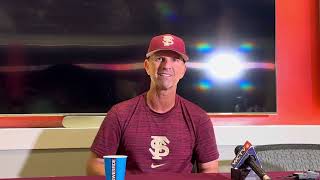 FSU Baseball  Link Jarrett previews Tallahassee Regionals talks Friday starter [upl. by Ahsaten]