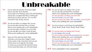 Unbreakable part 1  Singfest 2024 guide vocal [upl. by Wey]