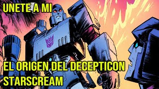 EL ORIGEN DE STARSCREAM  COMIC Nº13 DE TRANSFORMERS EL UNIVERSO DE ENERGON  SKYBOUND [upl. by Koser]