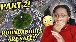 AMERICAN REACTS TO EUROPEAN ROUNDABOUTS PART 2 [upl. by Anialram]