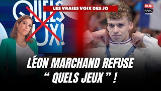 Léon Marchand refuse quotQuels Jeuxquot cérémonie de clôture et boycott [upl. by Latashia]