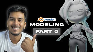 Character Modeling in Blender Easy Hand Modeling  Blender 42 Tutorial for Beginners [upl. by Antoni]