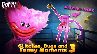 Poppy Playtime Chapter 3  Glitches Bugs and Funny Moments 3 [upl. by Eniawtna]