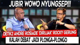 Jubir Wowo Nyungsep❗Detik2 Andre Rosiade Dirujak Rocky Gerung Kalah Debat Jadi PlongaPlongo [upl. by Runck780]