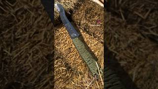 38 in kukri sword made from 5160 leaf spring 😮‍💨 blacksmith handmadesword forging art [upl. by Garmaise724]