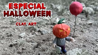 Especial HALLOWEEN Dia das Bruxas em Clay Art Biscuit [upl. by Bealle]