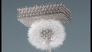 Metallic Microlattice is the Worlds Lightest Metal Material [upl. by Crispen]