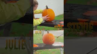 Pressure Washer Pumpkin Carving 🎃 [upl. by Tadich229]