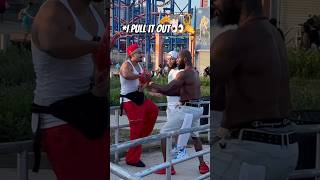 Muscle Man Blocks It 🤣👏 shorts youtubeshorts [upl. by Haleak]