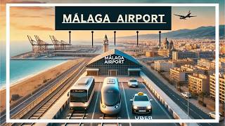 How to Get from Málaga Airport to the City Center Train Taxi and Uber Tips [upl. by Frerichs]